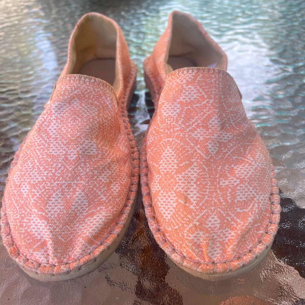 Havaianas peach cloth casual beach loafer white womand 7